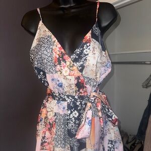 Shein Floral Romper, size M